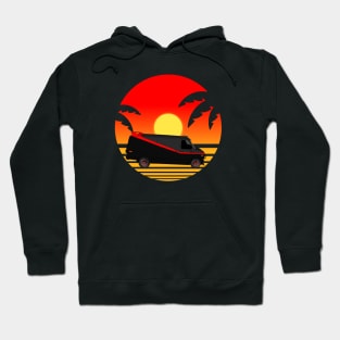 A Team Sunset - Beach - Palm Trees Hoodie